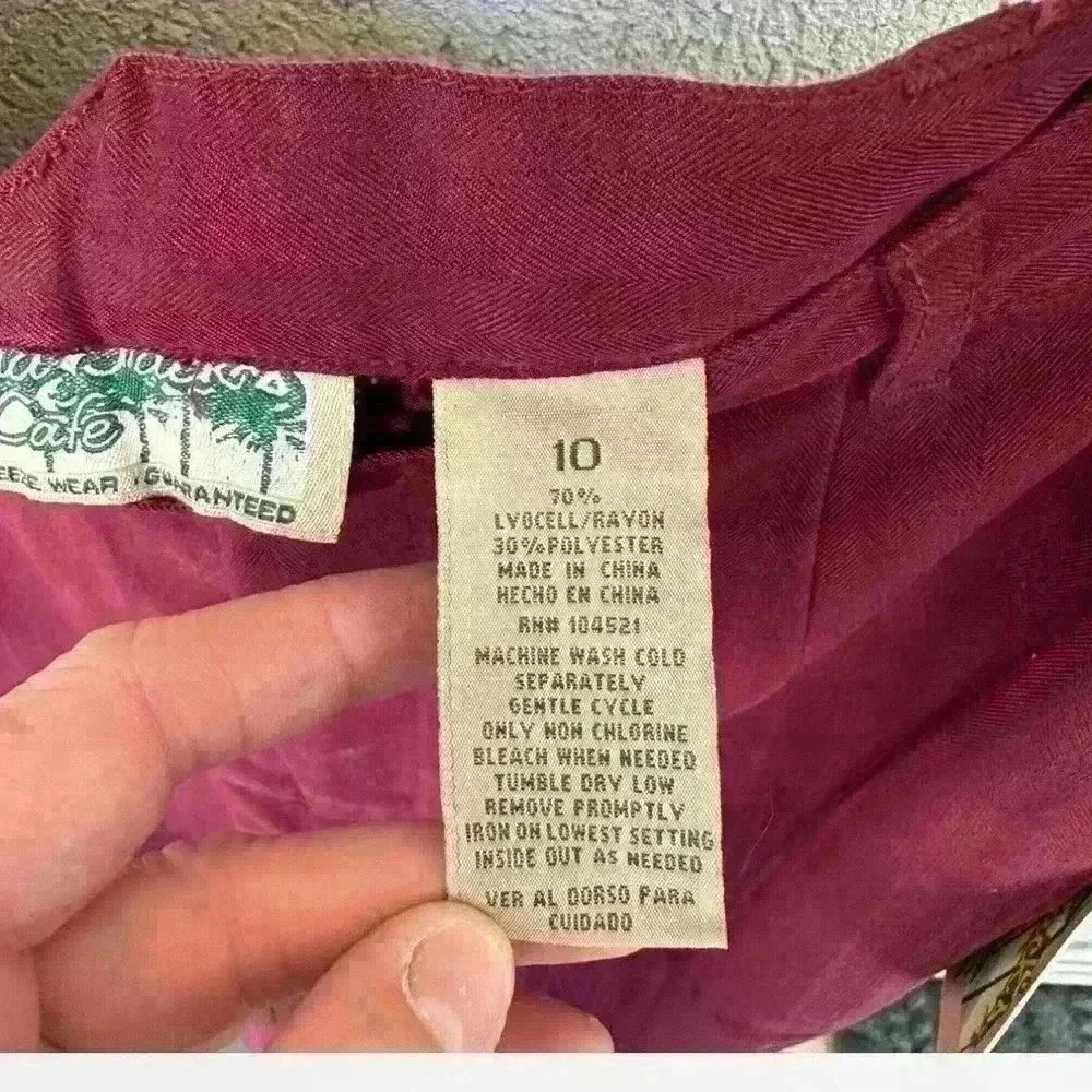 Vintage Havana Jacks Cafe pants. NWT! Never worn dress pants. Casual. Vacation - Picture 8 of 8